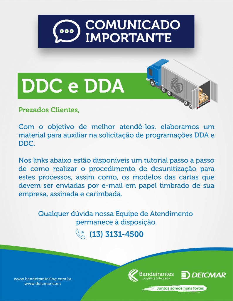 Comunicado Importante DDA e DDC - SITE-02